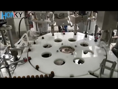 Máy chiết rót và đóng nắp tự động tinh dầu 40BPM cho chai thủy tinh