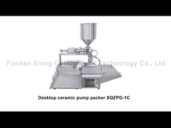 Destkop Skin Care Paste Jar Filling Machine Với Pump Piston Để Lấp Creme thẩm mỹ