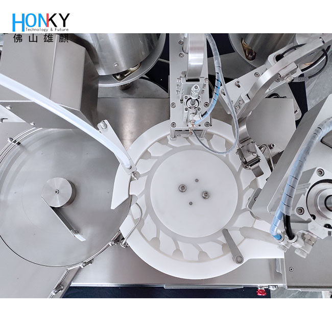 Máy đóng nắp lọ tự động để bàn 25BPM 30 chai mỗi phút