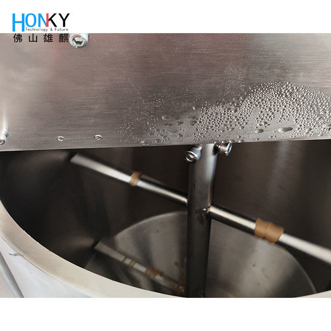 Máy chiết rót chất lỏng bán tự động để bàn, hiệu suất 30 chai/phút và độ chính xác ±0.85% cho chiết rót 2-25 hoặc 5-50 ml