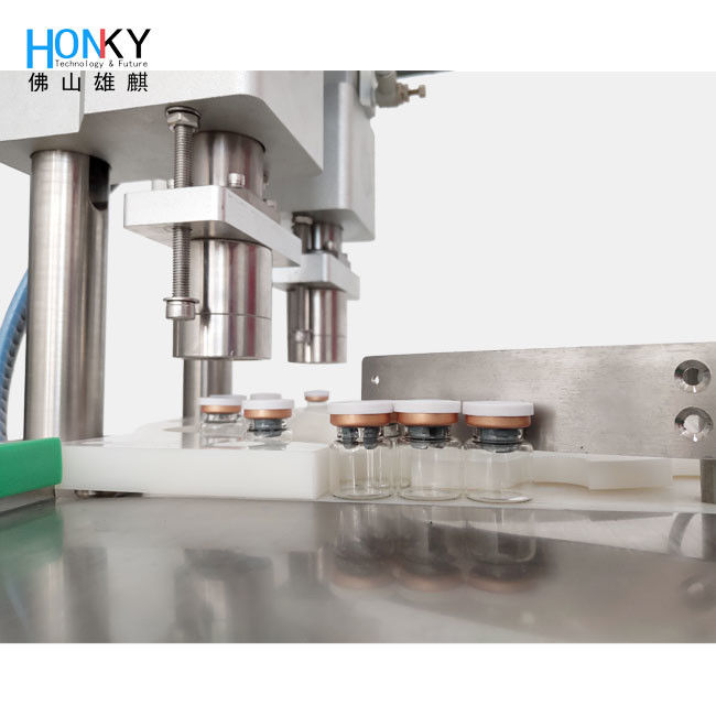 Máy nắp chai tự động với hai đầu và 3600 BPH để niêm phong chai thủy tinh