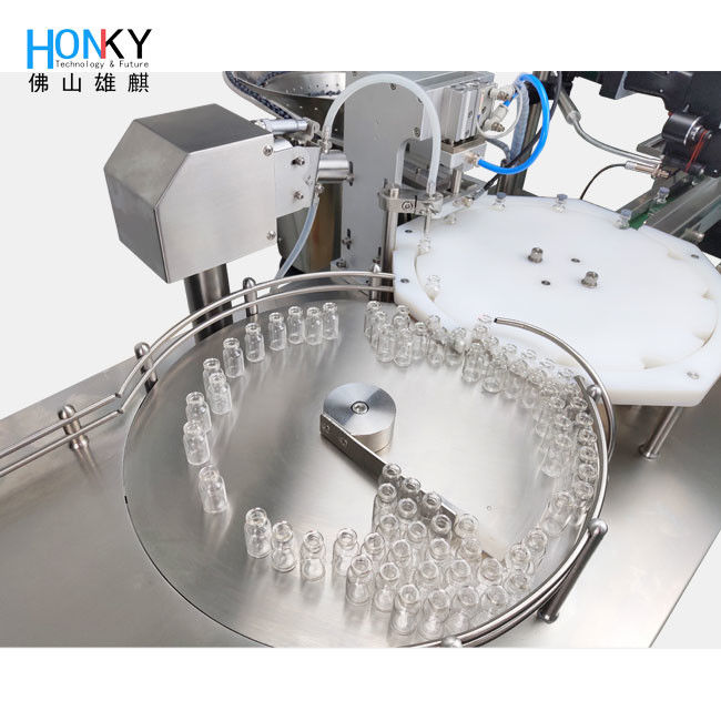 Desktop Small Room Using Vial Filling And Capping Machine For Frozen-dry Powder Liquid Filling And Capping High Precision