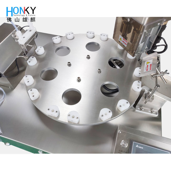 Máy bấm và nắp ống Cyro 2ml tự động với hệ thống hai đầu để lấp đầy chất phản ứng sinh học