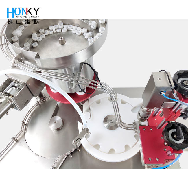 Máy đóng nắp lọ dung dịch pha loãng 25BPM để chiết rót thuốc thử sinh học