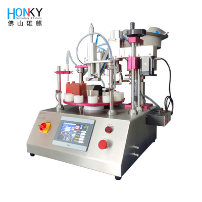 Clean Bench Type Desktop Filling And Capping Machine For 50ml Bio-Reagent Bottle With High Precision Piston Pump (Máy nạp và đóng nắp máy để làm sạch chai chất phản ứng sinh học 50ml với máy bơm piston chính xác cao)