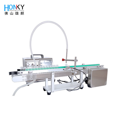 Máy điền chai tự động 5ml Dòng điền nhỏ với máy vận chuyển nạp chai cho các doanh nghiệp nhỏ sử dụng