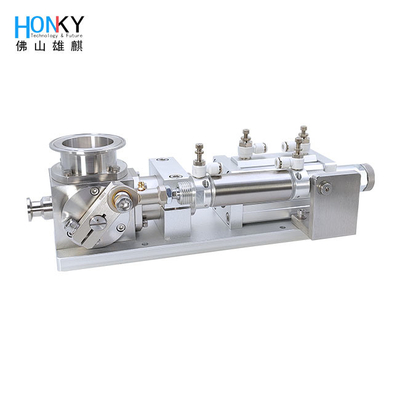 Điều chỉnh bằng tay bằng không khí OEM Rotary Valve Pneumatic Piston Filling Pump Với dịch vụ OEM Cho Creme Lotion Filling