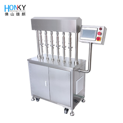 Máy đóng gói sử dụng hệ thống điền Servo Control Piston điền bơm với máy phun gốm để đóng gói sản phẩm chính xác cao