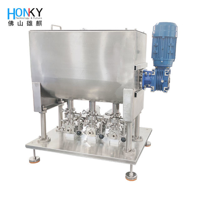 Máy nạp chai nhiều đầu tốc độ cao với máy bơm piston gốm độ chính xác cao để lấp kem