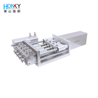 Máy bơm nhựa nhựa nhiều đầu với công suất 0,4KW và kích thước nhấp từ 1-10ml đến 5-50ml cho chất lỏng độ nhớt cao