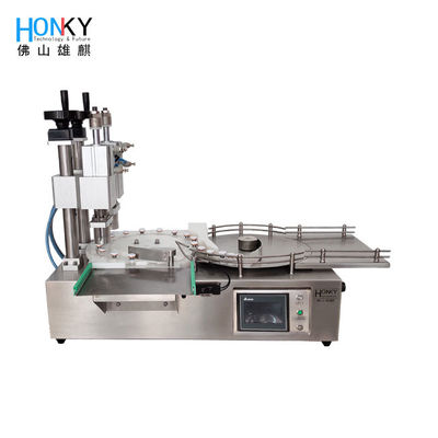 Máy đóng nắp lọ 10ml để bàn Hai đầu để đóng nắp lọ đông khô