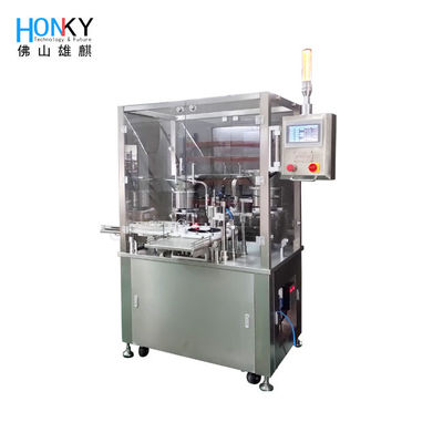 Máy chiết rót và đóng nắp lọ dược phẩm 5 / 10ml với hệ thống nạp tự động