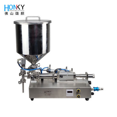 Máy chiết rót kem dưỡng da bán tự động để bàn với phễu 40 chai / phút