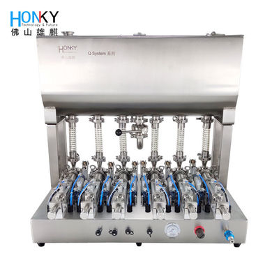 Máy đóng chai dầu ô liu 6 đầu 8000 BPH với bơm gốm