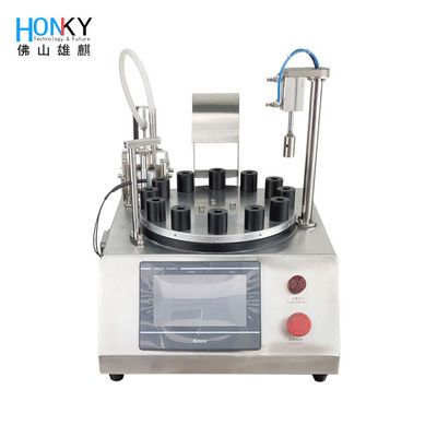 30BPM cuộn trên máy chiết rót chai nhỏ để đóng nắp mẫu nước hoa