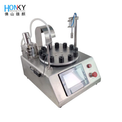Máy chiết rót và đóng nắp chất lỏng ống tinh chất 40Bpm với chức năng nhấn nắp