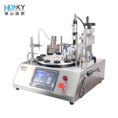Chai thủy tinh Máy đóng nắp tự động 30 BPM với chức năng chiết rót