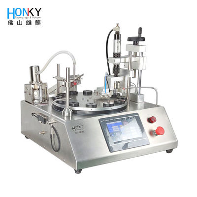 Máy chiết rót để bàn 35 chiếc / phút cho chất lỏng tinh dầu lọ thủy tinh 20ml