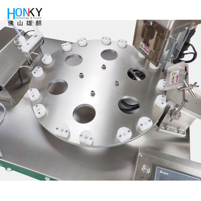 Máy chiết rót và đóng nắp lọ GMP để bàn cho thuốc thử sinh học