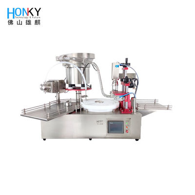 Máy bấm và nắp dầu thiết yếu 10ml tự động với tốc độ 20bpm cho sản xuất lô nhỏ