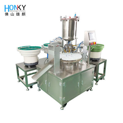 2400BPH Cream Plastic Tube Máy lấp đầy tự động đầy đủ với máy bơm piston chính xác cao hai đầu cho kem chăm sóc da mỹ phẩm